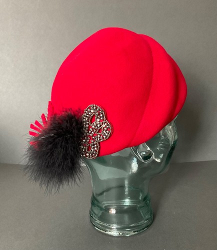 Major wear red felt - red, 1950s