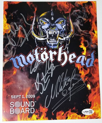 Motorhead full band signed - band,