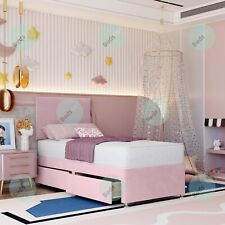 BRAND NEW KIDS DIVAN BED WITH STORAGE - DIVAN BASE - MATTRESS - HEADBOARD