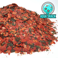 Premium Colour Enhancing Flakes - Fish Food Tropical Coldwater Goldfish Cichlid