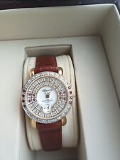 Ladies' INGERSOLL "Gems" Ruby & Sapphire Quartz Watch With Box & Papers 