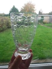 WEBB CORBETT Art Deco CRYSTAL VASE -- John Webb