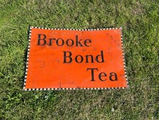Vintage Brooke Bond Tea Sign / Shop Sign