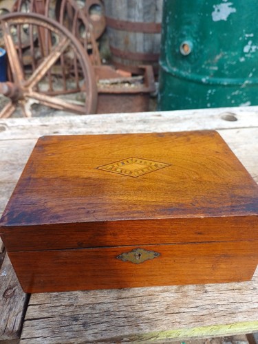 Antique small inlaid - antique, sewing