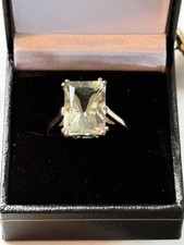 8ct GREEN AMETHYST STERLING