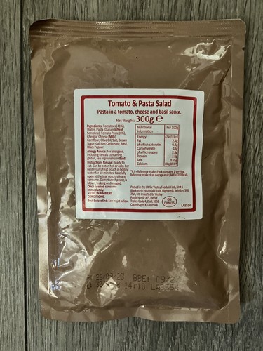 British army tomato pasta - british,