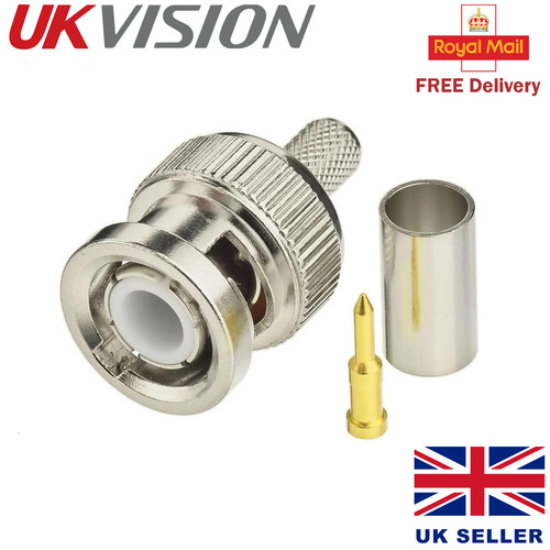 Bnc crimp connector rg59 cctv - crimp,
