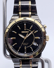 Seiko kinetic 5m62 two tone - 5m62,