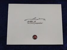 Fiat 124 Spider Brochure