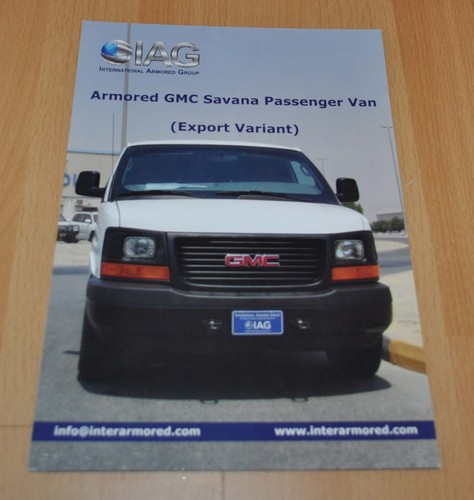 Iag armored gmc savana van - iag,