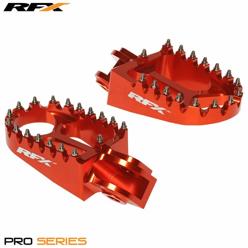 Rfx pro footrests - footrests, (orange)