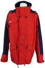 NAUTICAL Red Windbreaker Jacket Size L