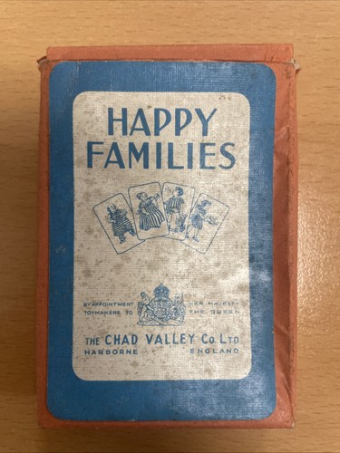 Vintage happy families card - vintage, families"