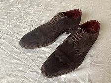 Loake Gentleman’s Brown Suede Brogue Shoes, UK size 9