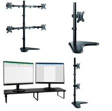 Single dual quad monitor - quad, mount
