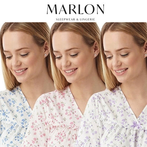 Women floral nightdress pink - women,