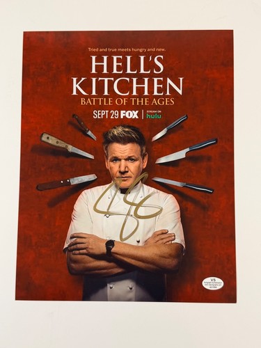 Gordon ramsay signed 8x10 - gordon,