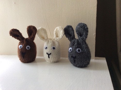 Easter rabbit knitting - easter,