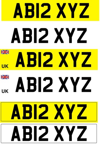 Number plates registration - number,
