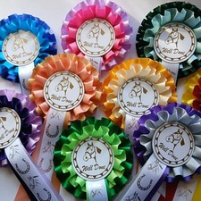 Horse rosettes well - rosettes,well, done
