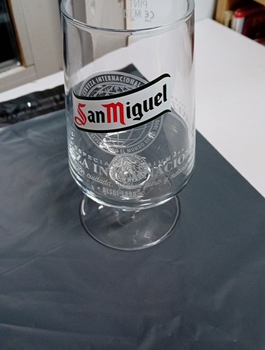 San miguel pint glass - san,