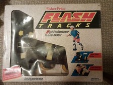 Fisher Price Flash Tracks High Performance In-line Skates, Adjustable Size