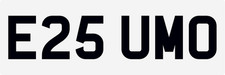COBRA SUMO REG NUMBER PLATE