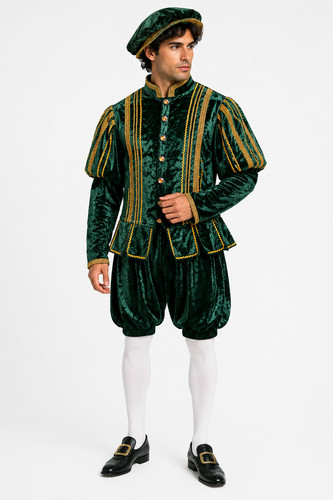 Mens medieval costume - costume, green