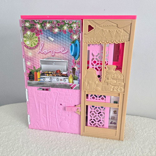 Barbie foldable doll - barbie, house
