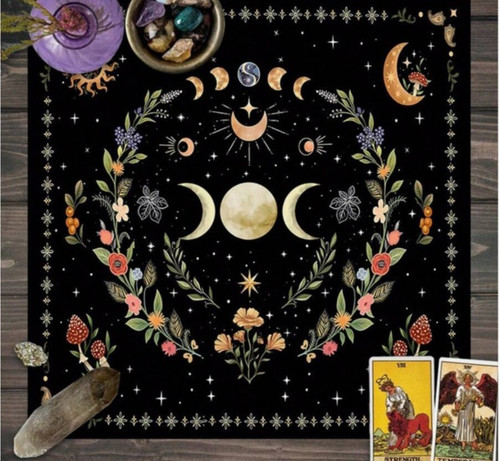 Three moon pagan wiccan altar - wiccan,