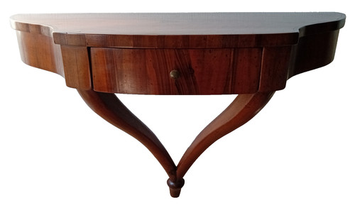 Walnut wood drop leaf - drop-leaf, wall