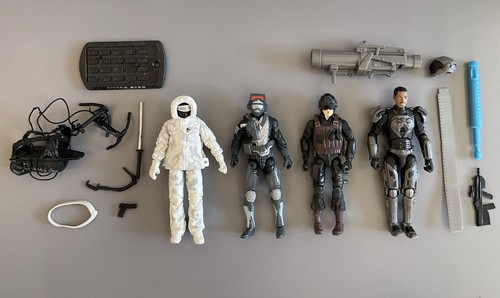 Joe action force figures - gi, x4