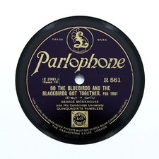 GEORGE MONKHOUSE & HIS QUINQUAGINTA RAMBLERS on PARLOPHONE R-561; Rare! [78 RPM]