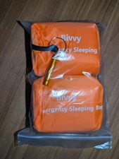 Emergency Thermal Sleeping Bag, Survival Bivvy Sacks Blanket Waterproof Shelte