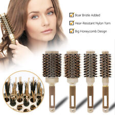 Professional Thermal Ceramic And Ionic Round Barrel Hair Brush with Boar Bristle