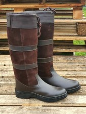 Leather country boots - leather,
