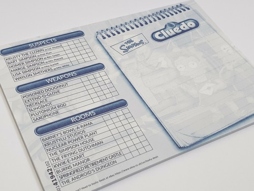 The simpsons cluedo - simpsons,