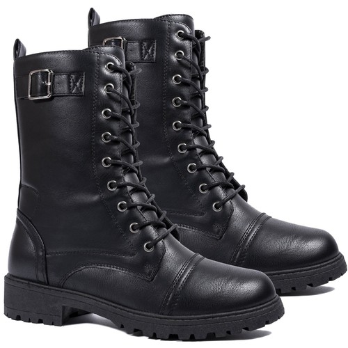 A2z womens combat boots - womens,