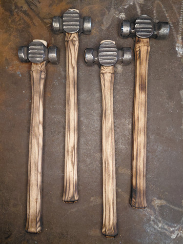 Set forging iron hammers - of,