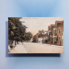 Warminster Postcard 1909 Boreham Road Baby In Edwardian Pram Gas Lamps Wiltshire