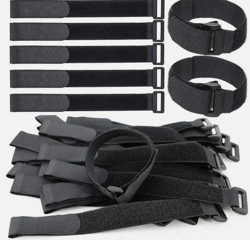 20mm black nylon - 20mm, hook