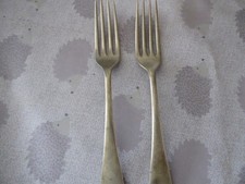 Vintage 2 x  Silver Forks