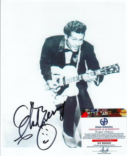 Chuck berry hand signed - hand, photo