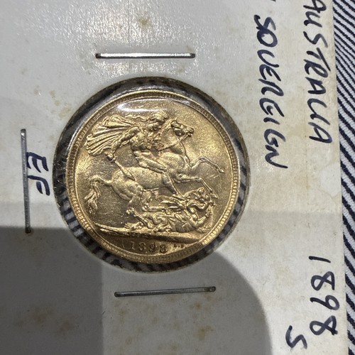 1898 australian gold sovereign - australian,