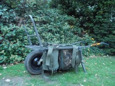 Fox Voyager Deluxe TT Camo Barrow + Straps + Cover CARP FISHING SET UP