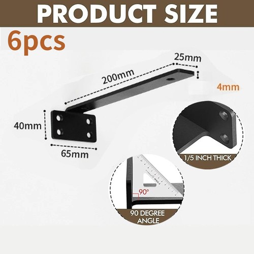 6pcs heavy duty black - heavy,