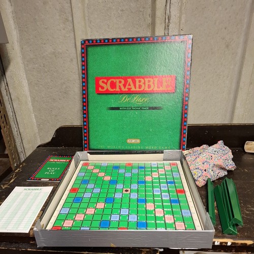 Vintage 1988 scrabble luxe - scrabble, de