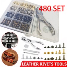 480set leather rivet set - leather,