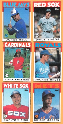 1986 topps box bottom cards - topps,