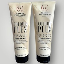 2 x CHARLES WORTHINGTON COLOUR PLEX Restoring blonde conditioner - 250mlx2